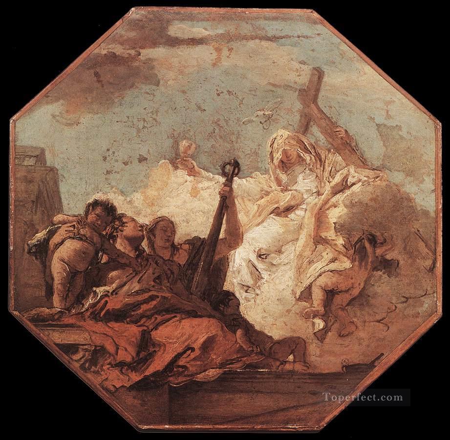 Las virtudes teologales Giovanni Battista Tiepolo Pintura al óleo